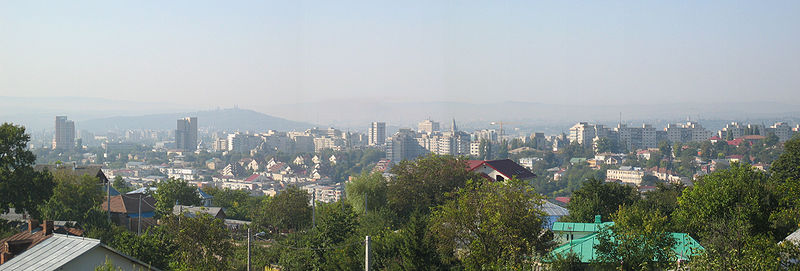 Panoramic view over Iaşi